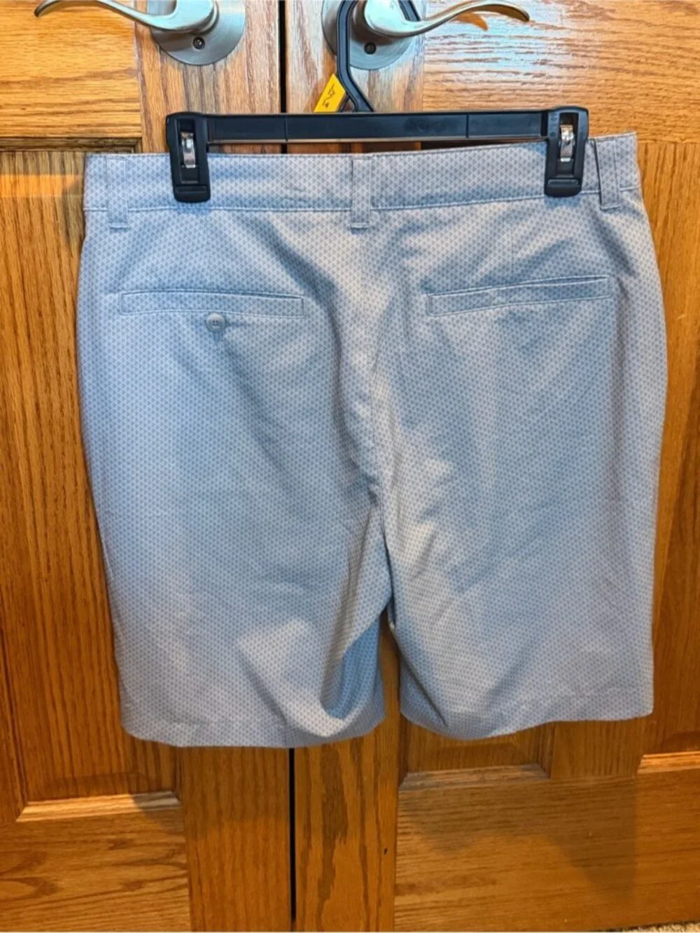 Ben Hogan Light gray  Micro-Print Flat Front Shorts